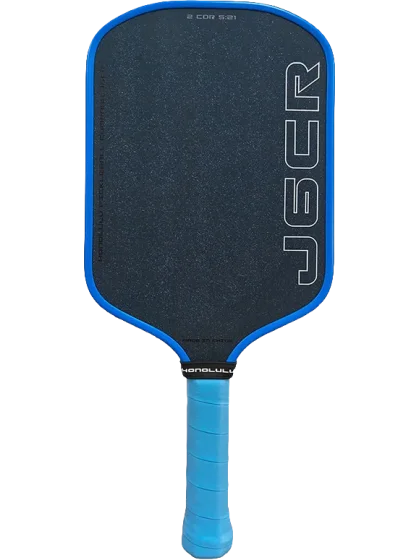 Honolulu Pickleball J6CR Blue Grit 16mm Elongated